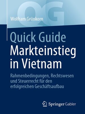 cover image of Quick Guide Markteinstieg in Vietnam